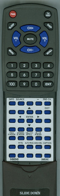 SAMSUNG LNS1951W Replacement Remote