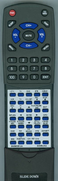 SAMSUNG LN52N81B Replacement Remote