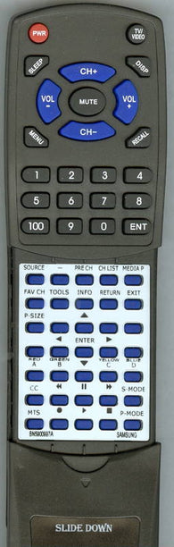 SAMSUNG PN50C430A1DXZA Replacement Remote