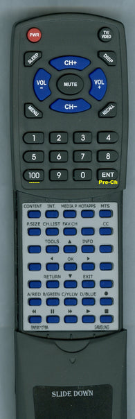 SAMSUNG--INSERT UN55C6900 Replacement Remote