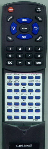 OPTOMA TX700 Replacement Remote
