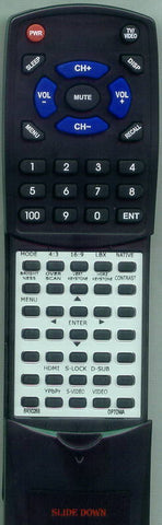 OPTOMA BR-3028B Replacement Remote