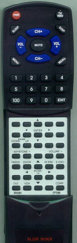 OPTOMA DX607 Replacement Remote