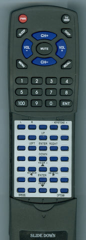 OPTOMA BR-5022L Replacement Remote