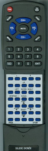 OPTOMA RC-3007C-160 Replacement Remote