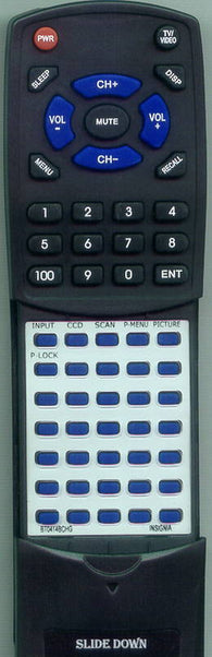 INSIGNIA BT-0414B-CHG Replacement Remote