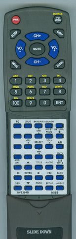 BOSS--INSERT RTBV9364B Replacement Remote