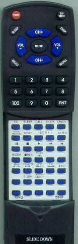 TOSHIBA RTBZ614129 Replacement Remote