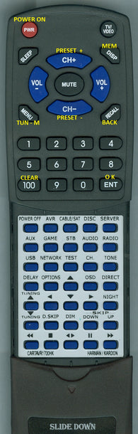HK--INSERT CARTAVR1700-HK Replacement Remote