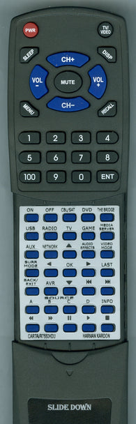 HARMAN KARDON RTCARTAVR7550HDU Replacement Remote