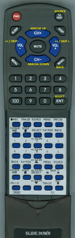 KLH--INSERT RTCDR2000 Replacement Remote