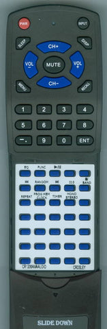 CROSLEYBM CR1206AWA AUDIO Replacement Remote