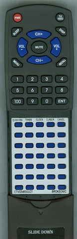 BROKSONIC CTVG4563ULCT Replacement Remote