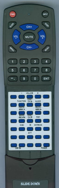 PIONEER DEXP98R Replacement Remote