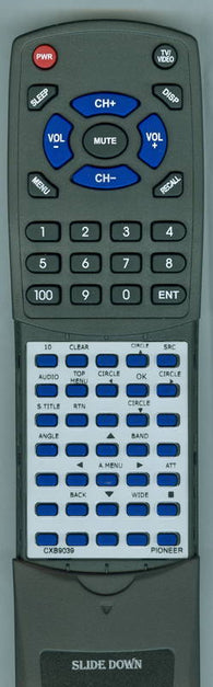 PIONEER AVHP6400 Replacement Remote