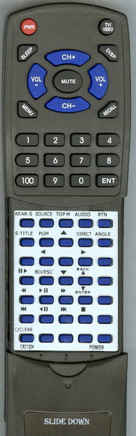 PIONEER AVHP7550DVD Replacement Remote