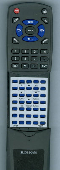 PIONEER DEHP3500 Replacement Remote