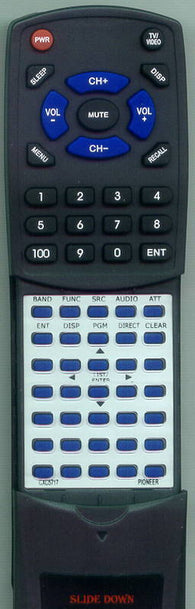 PIONEER DEHP780MP Replacement Remote