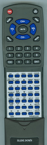 PARASOUND D3 Replacement Remote