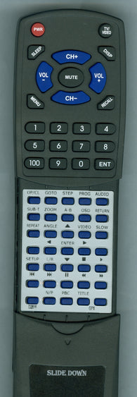 GPX D2816 Replacement Remote