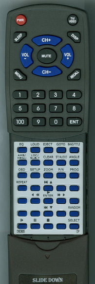DP-AUDIO- RTDBD805 Replacement Remote