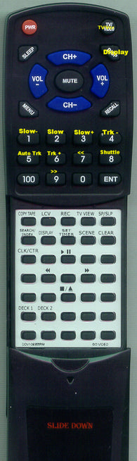 GO VIDEO RTDDV109355 Replacement Remote