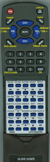 CURT--INSERT DRC8335 Replacement Remote
