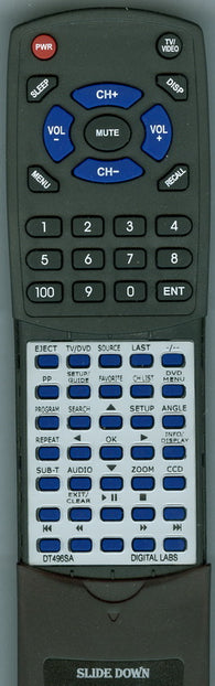 DIGITAL-LABS- DT496SA Replacement Remote