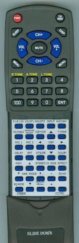 VOCOPRO--INSERT DTX-9900K Replacement Remote