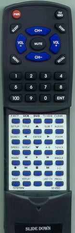 GO-VIDEO- DV102150RM Replacement Remote
