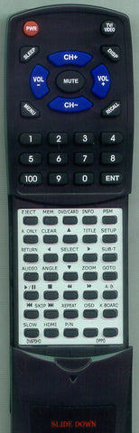 OPPO-DIGITAL- RTDV970HD Replacement Remote