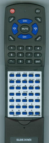 CURTBM RTDVD1041C Replacement Remote