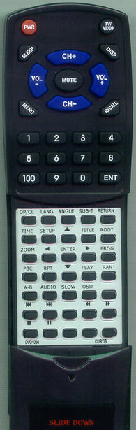 CURTIS INTERNATIONAL DVD1056 Replacement Remote