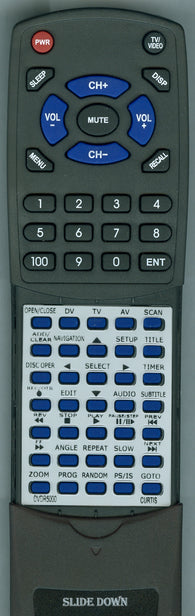 CURTIS INTERNATIONAL RTDVDR5000 Replacement Remote