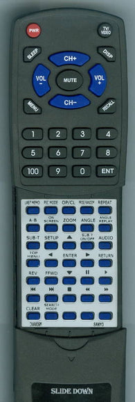 SANYO DVD-SL33 Replacement Remote