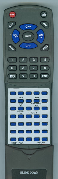 TASCAM-R E01544700A Replacement Remote