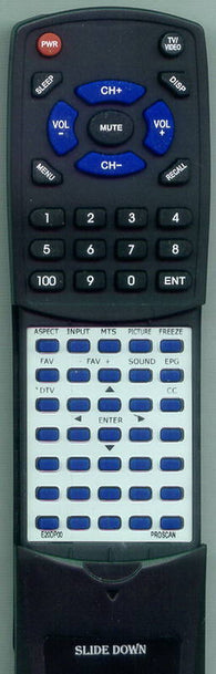 PROSCAN 0NEWRMT0068V2 Replacement Remote