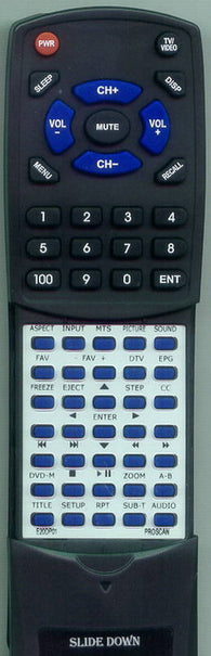 PROSCAN E20DP01 Replacement Remote