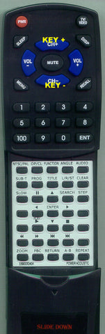 PO--INSERT PADVD19 Replacement Remote