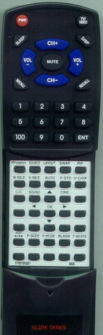 AKAI PDP4225 Replacement Remote