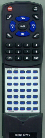 GE EP62X0165 Replacement Remote