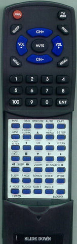 MAGNAVOX 17MD255V-17 Replacement Remote