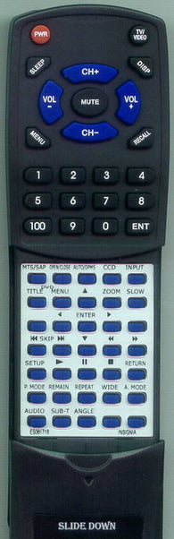 INSIGNIA ES06171B Replacement Remote