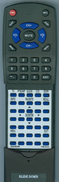 INSIGNIA NS-RC268-09 Replacement Remote