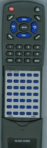 QUASAR SS2732DK Replacement Remote