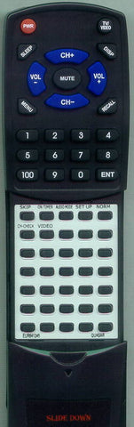 PANASONIC RTEUR641245 Replacement Remote