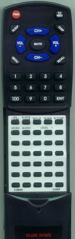 QUASAR RTEUR64342 Replacement Remote