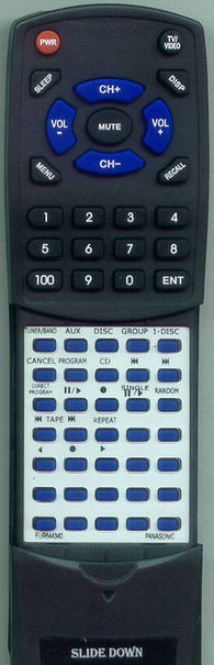 PANASONIC SACH64M Replacement Remote