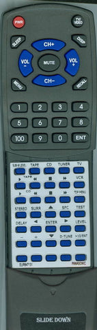 PANASONIC EUR647132 Replacement Remote