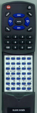 TECHNICS EUR64724 Replacement Remote